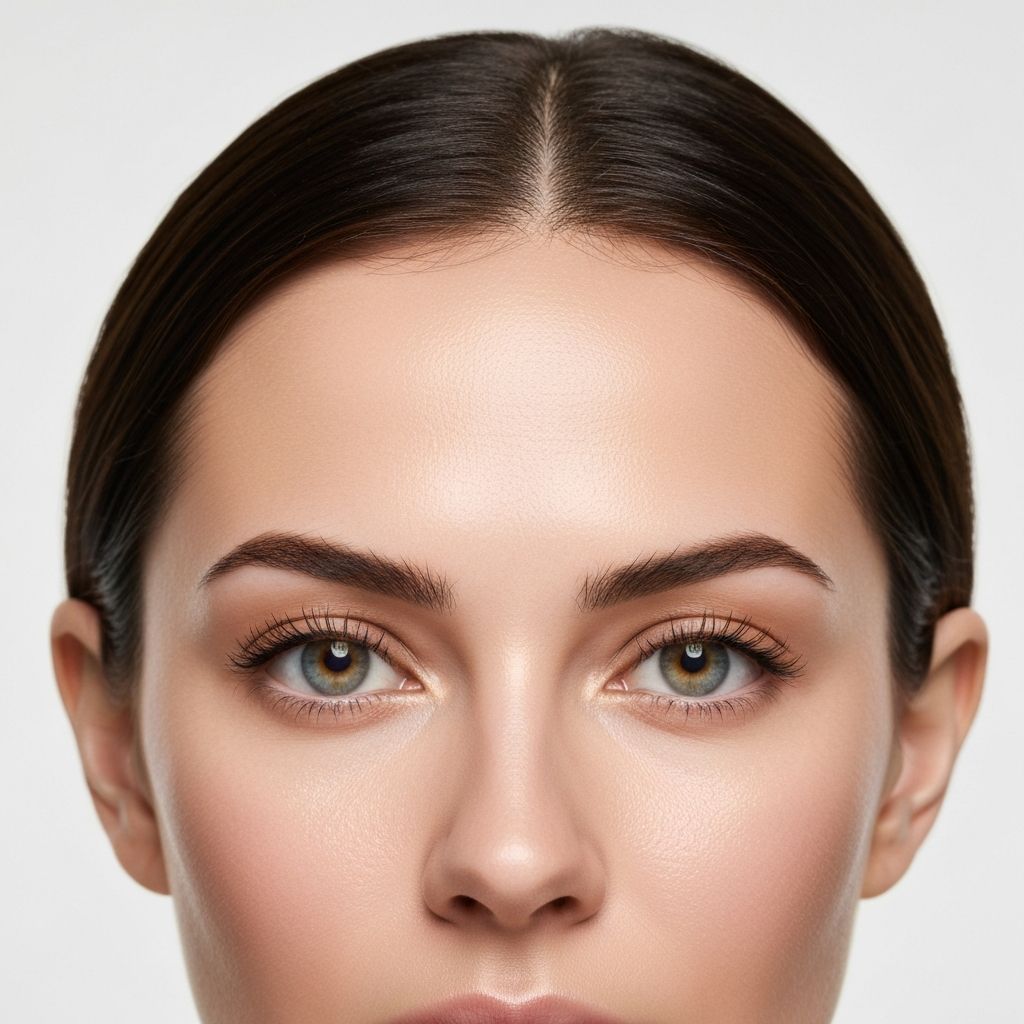 Naturalny efekt botoksu na linie czoła