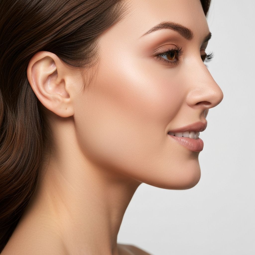 Konturowanie linii żuchwy